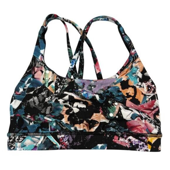 LULULEMON Energy Bra Size 4 Crush Multi - Picture 4 of 8